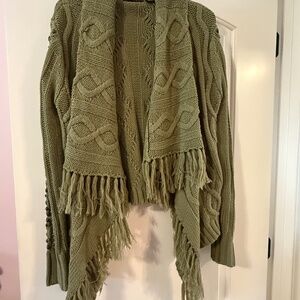 Miss Me Cardigan sweater with studs, size Medium